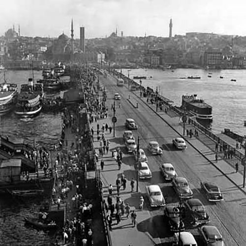 Galata Brücke, Istanbul 1955